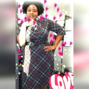 Perceptions Cowneck Midi Dress